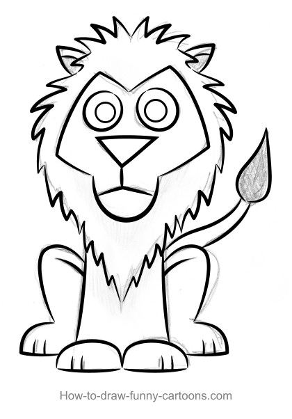 420x602 Coloring Pages Easy Drawing Of A Lion Drawings 002 Coloring