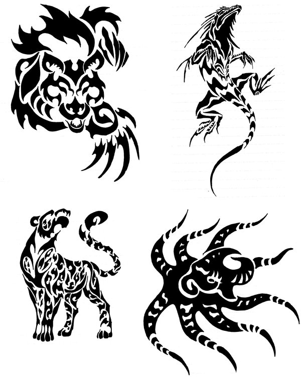 600x768 Drawn Creature Cool Tribal Animal