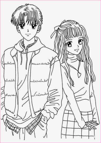 426x602 Coloring Page Cool Drawing Anime Girls Coloring Page Drawing