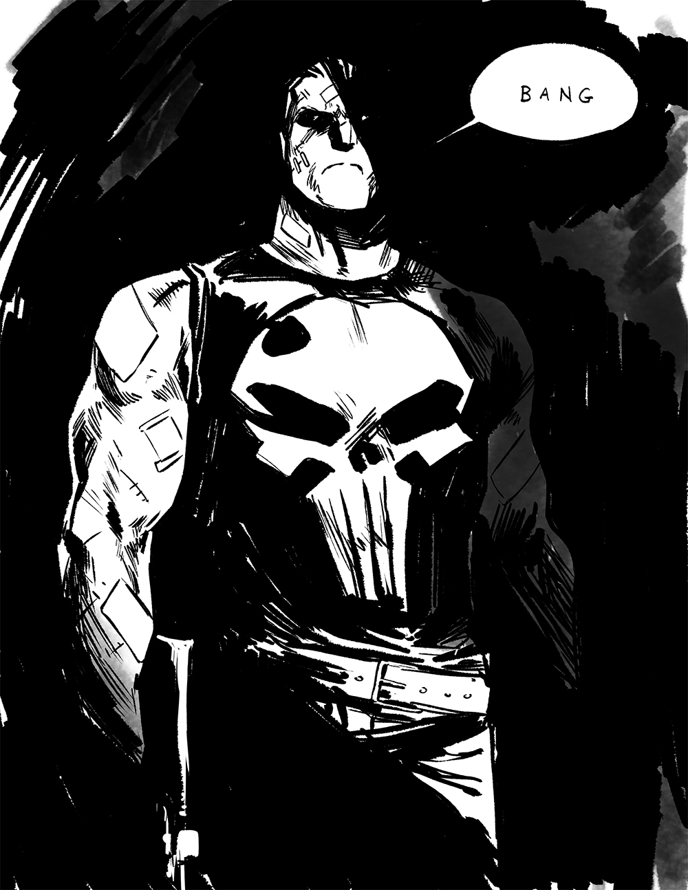 1000x1294 Awesome Art Picks Batman, Punisher, Deadpool, And More