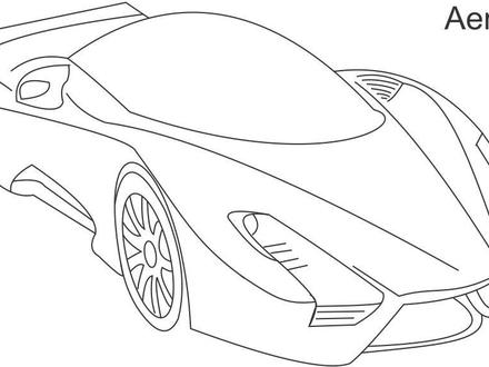 440x330 29 Coloring Pages Of Cool Cars, The Amazing Cool Car Coloring