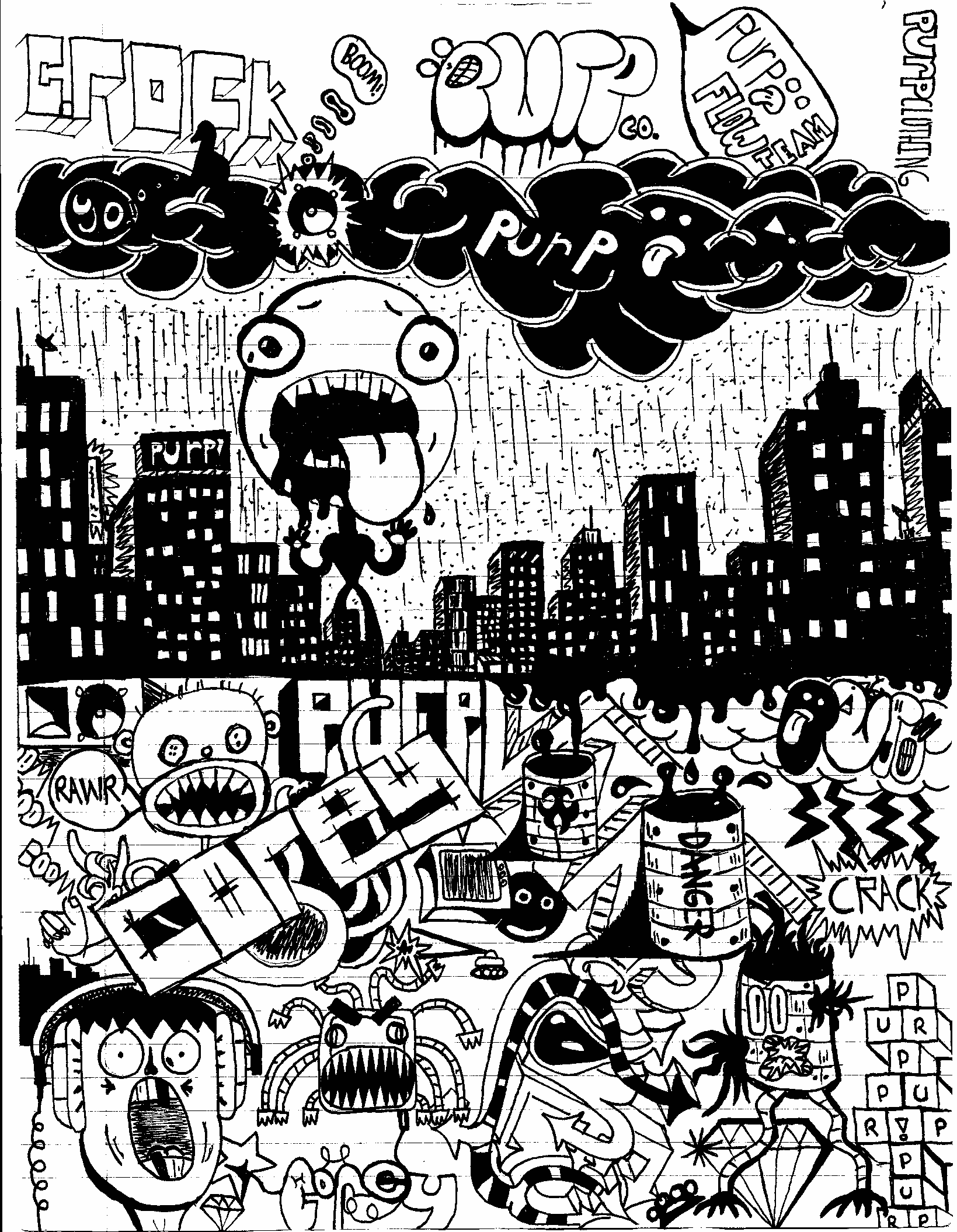 1639x2109 Corey City Graffiti I'D Hang This On My Wall