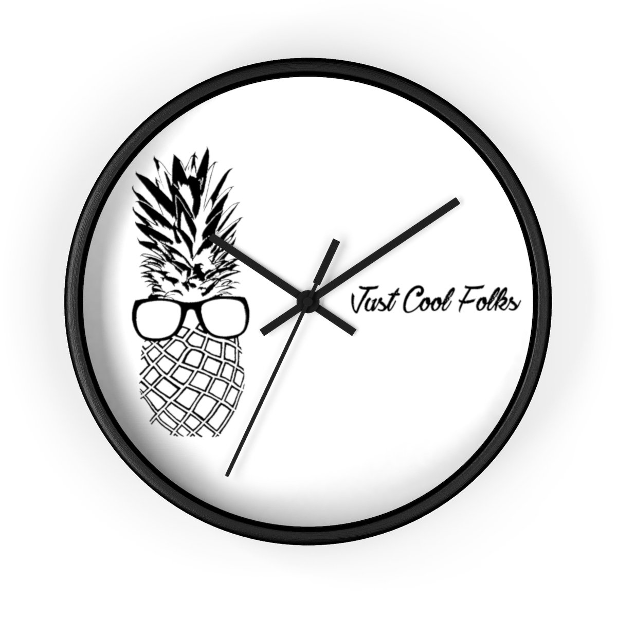 1200x1200 The Pineapple Life Wall Clock By Just Cool Folks
