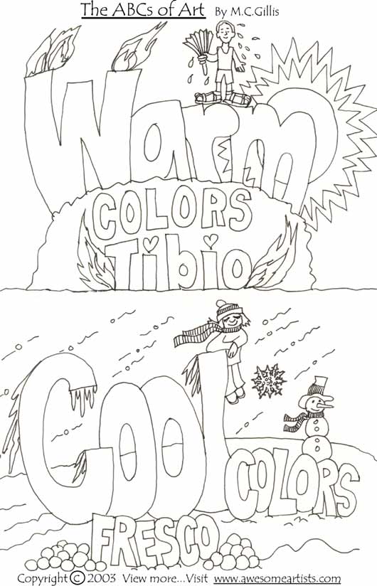 530x824 Warm And Cool Great For A Sub Lesson Or Wrap Up Activity Kid Art