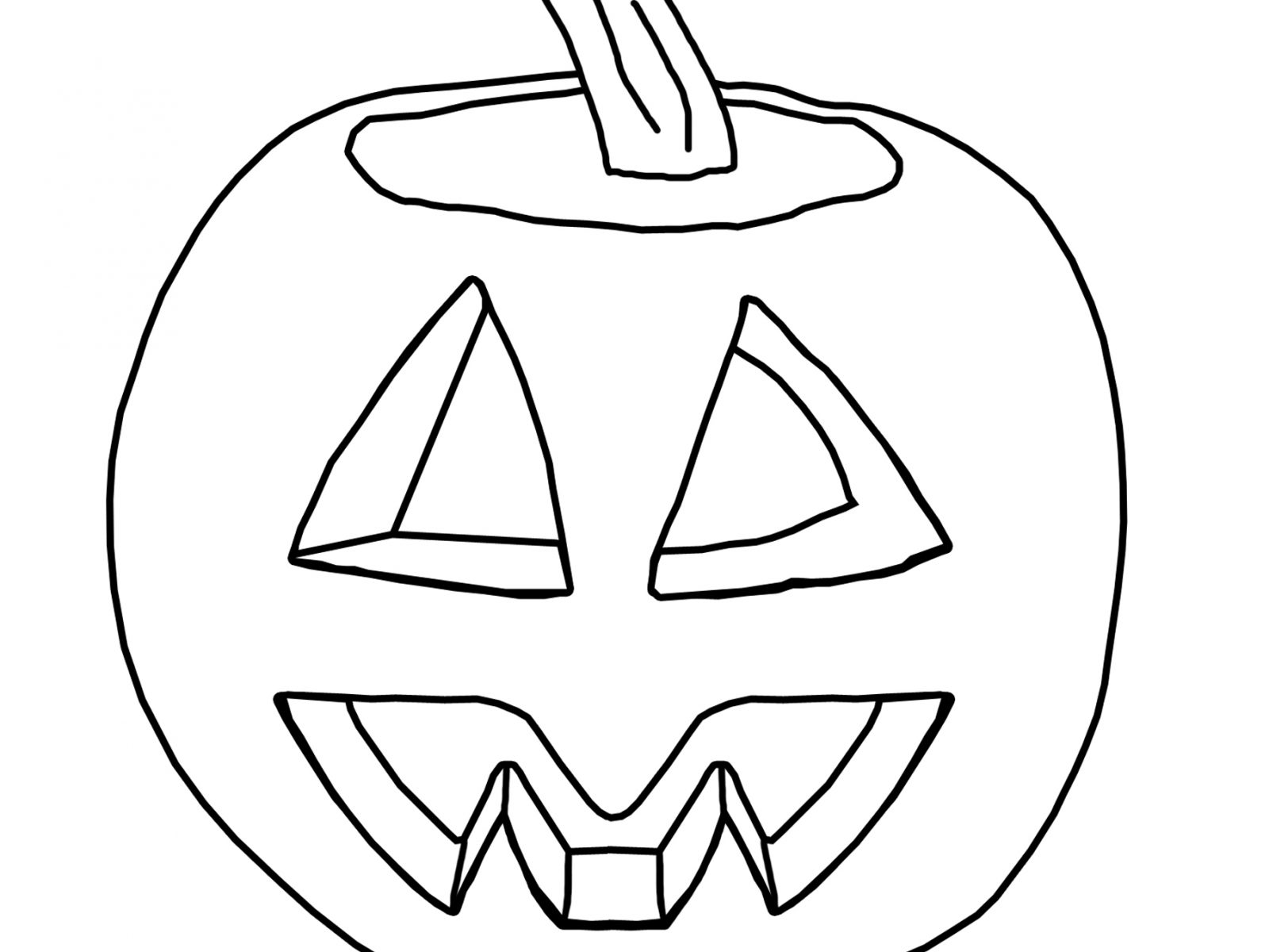 1600x1200 Awesome Halloween Jack Lantern Coloring Pages Printable O For Kids