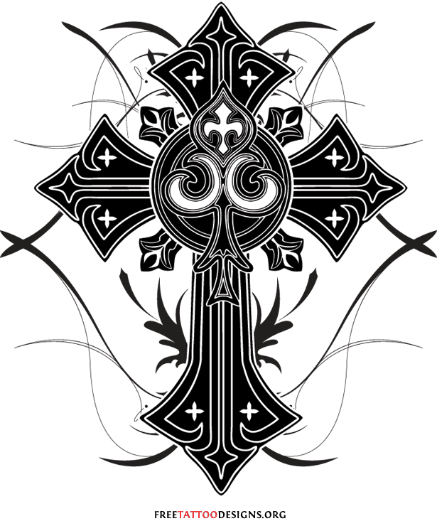 615x740 50 Cross Tattoos Tattoo Designs Of Holy Christian, Celtic