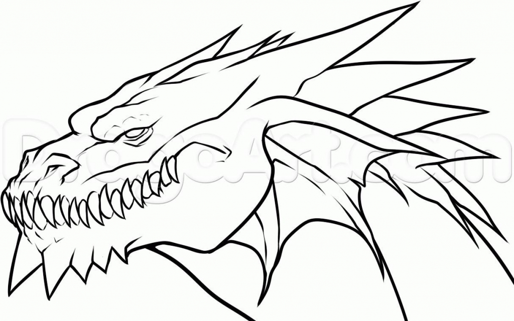 1024x640 Cool Drawing Of Dragons Cool Easy Drawings Of Dragons 3 Decoration