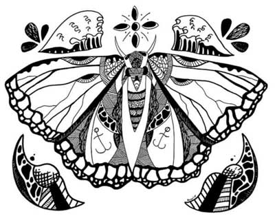 400x314 Cool Drawings Amp Illustrations For Line Art Lovers And Art Patrons