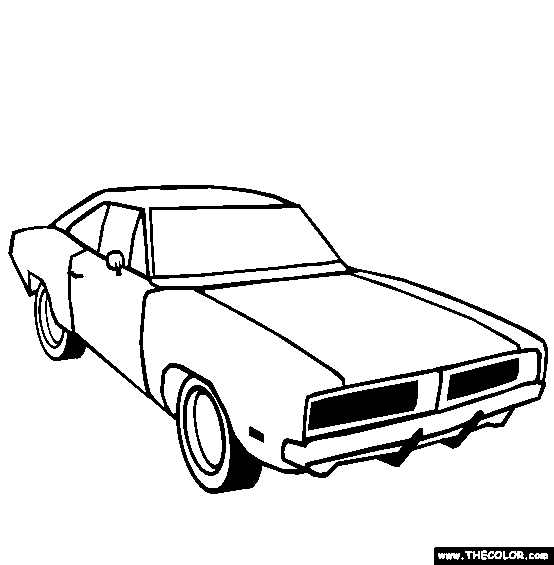 554x565 Drawn Car Dodge