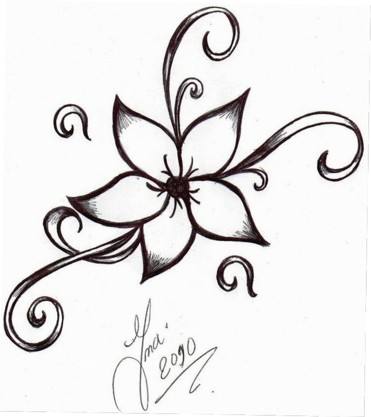 749x842 Easy Flower Designs Easy Flower Designs Cool Best Easy To Draw
