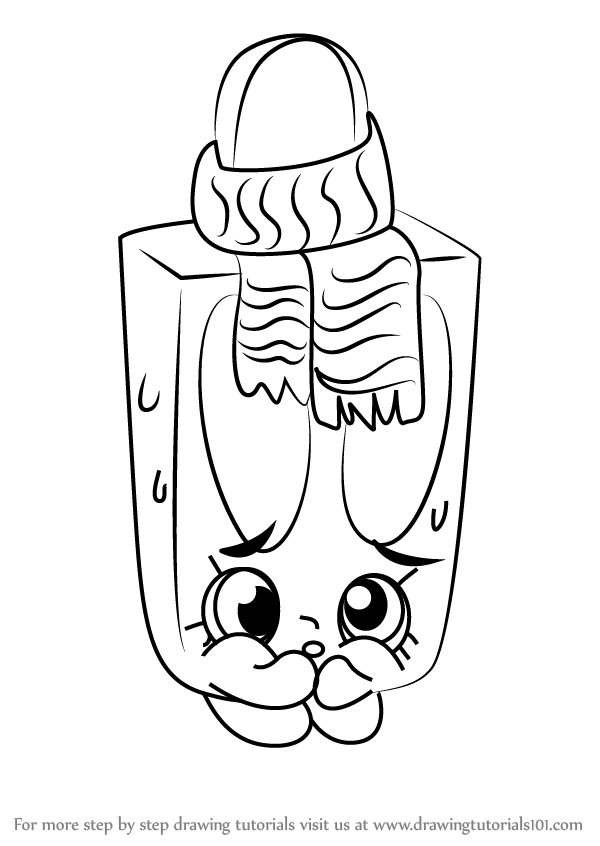 600x846 Learn How To Draw Popsi Cool From Shopkins (Shopkins) Step By Step