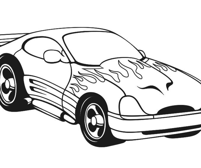 678x567 Coloring Pages Of Cool Cars Coloring Page