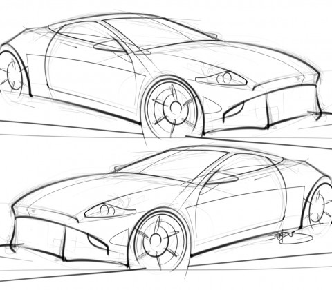 480x420 Cool Sketch Of Cars Images
