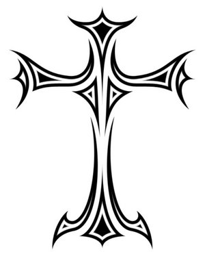 300x374 Cool Tattoo Designs To Draw Crosses Tattoo Ideas, Ink And Rose