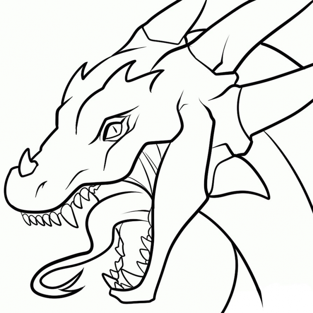 1024x1024 Drawings Of Dragons Cool Drawings Of Dragons Head 3 Decoration