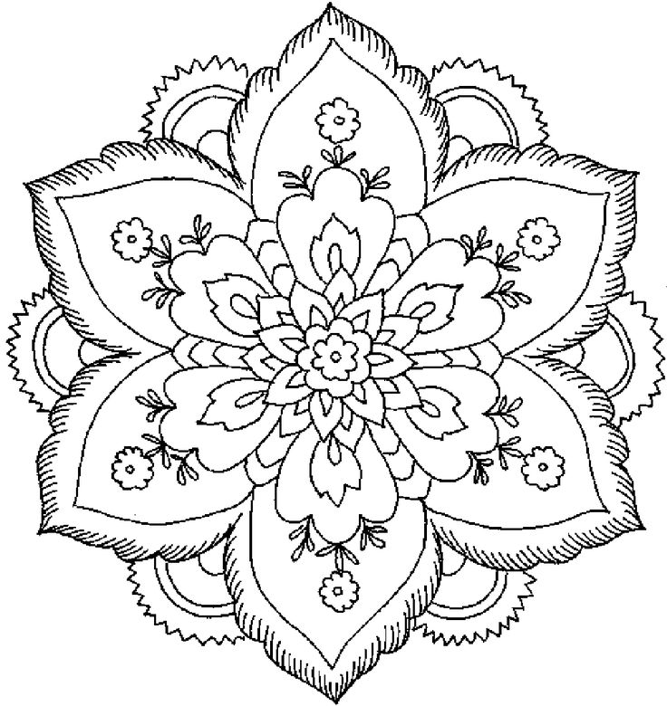 736x780 Cool Flowers Coloring Pages 41 On Coloring Books With Flowers