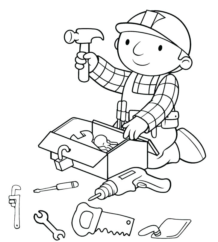 728x809 Construction Coloring Page Free Construction Coloring Pages Bob
