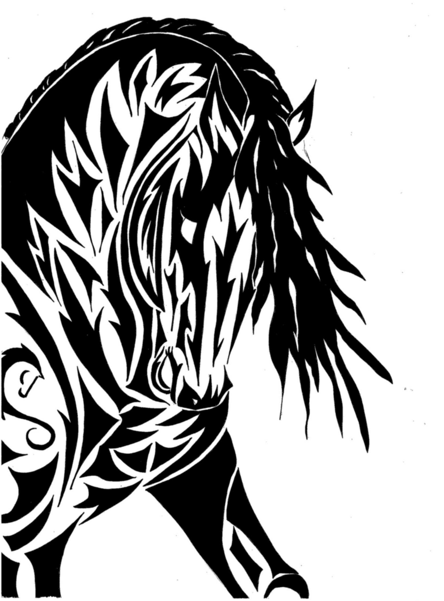 1553x2101 Cool Celtic Tribal Tattoos For Men Tatto Wallpaper Horse
