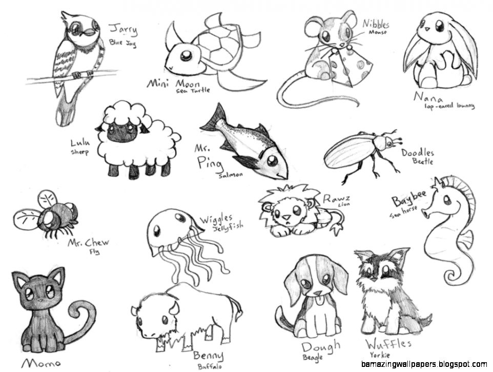 962x725 Cute Farm Animals Drawings Amazing Wallpapers