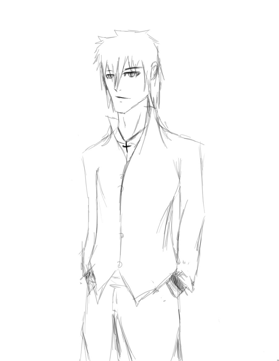 900x1165 Cool Dude Sketch By Maurkevin