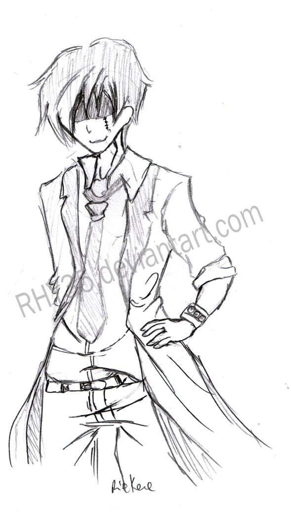 589x1059 Evil Dude Sketch By Rhy35