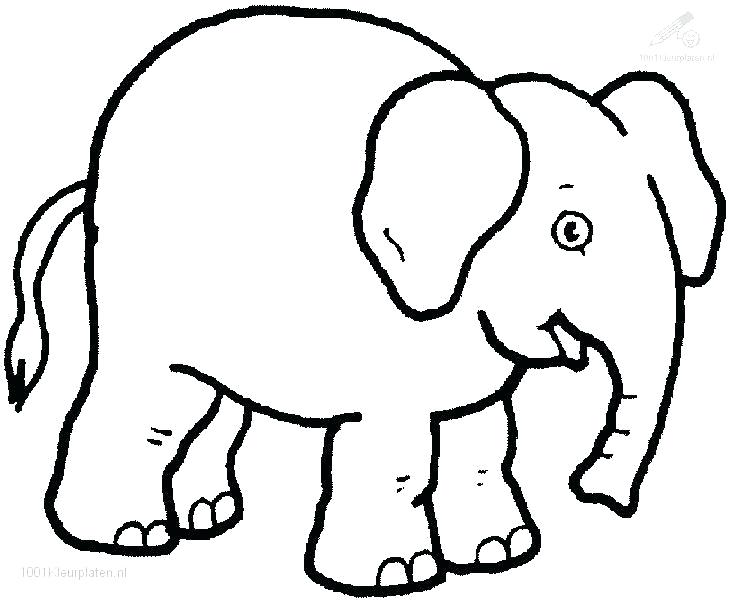 729x600 Elephant Coloring Pages Modest Elephant Coloring Pictures Cool