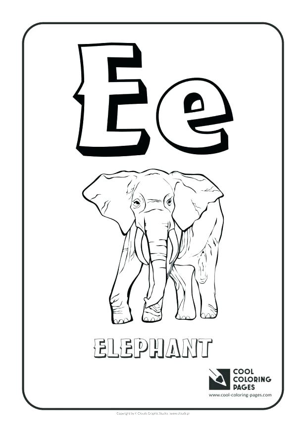 618x874 Letter E Coloring E Is For Elephant Letter E Coloring Page E Is