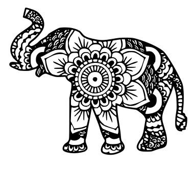 382x335 The Best Mandala Elephant Ideas On Animal Mandala