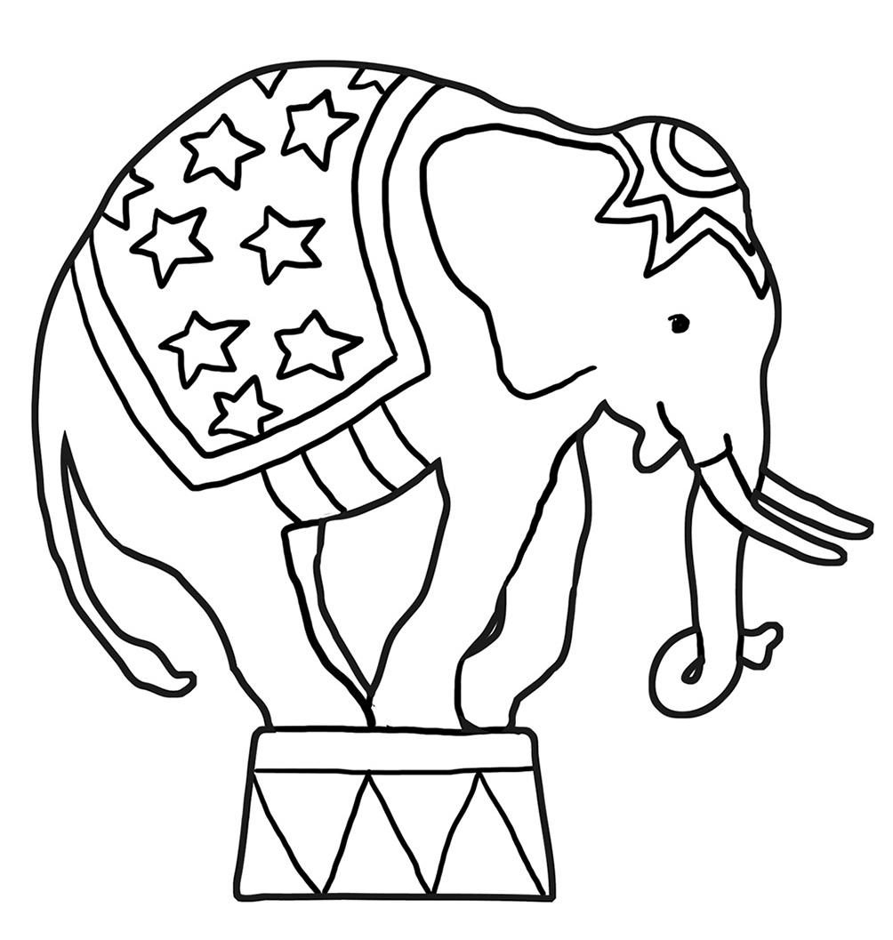 1004x1057 Unique Circus Animal Pictures For Coloring Pages Cool Gallery