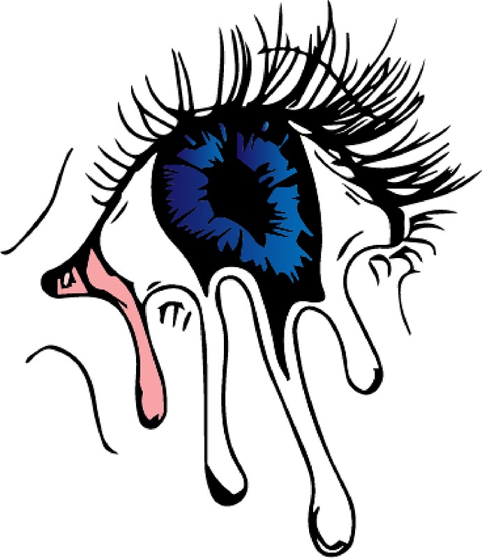 691x800 Cool Trippy Melting Eye Stickers By Lauren Roche Redbubble