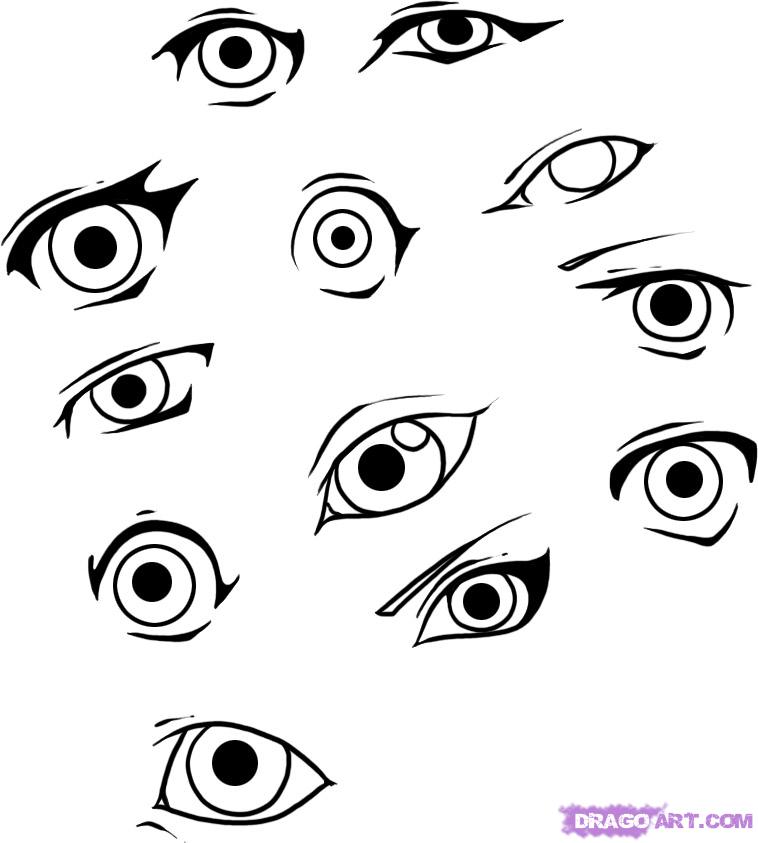 758x843 Pictures Cool Easy Eyes To Draw,