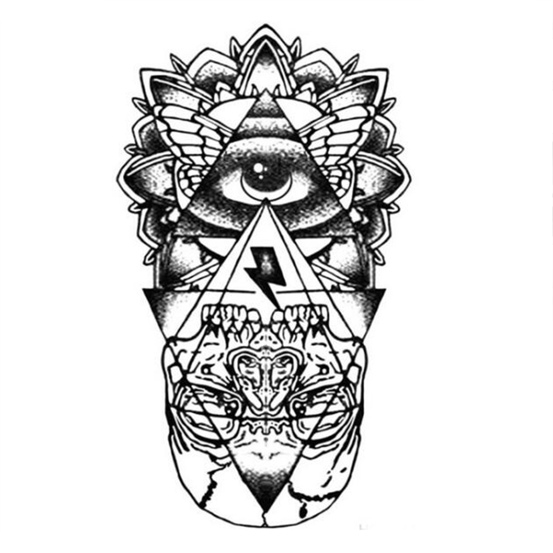 1100x1100 Beautiful Cute Sexy Body Art Beauty Makeup Cool Eye Totem