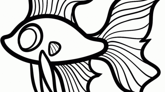 570x320 Easy To Draw Fish Cool Fish Easy Drawing How To Draw Fish Youtube