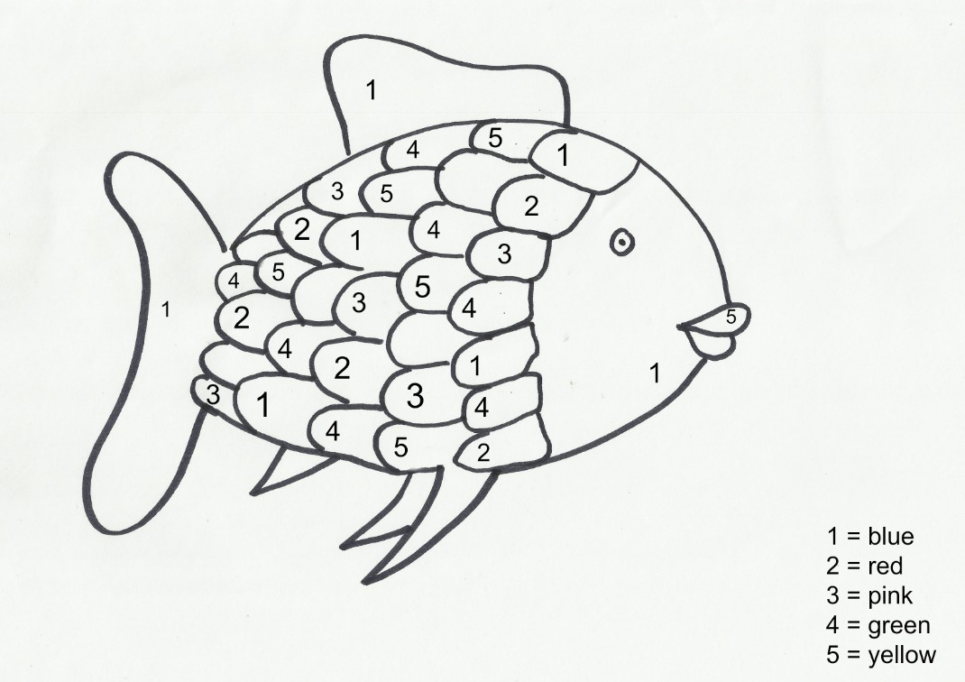 1070x756 New Easy Coloring Pages Of Fish