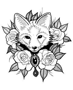 241x300 Fox Coloring Pages