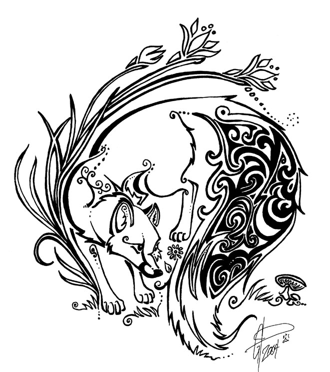 661x744 Fox Design By Twapa