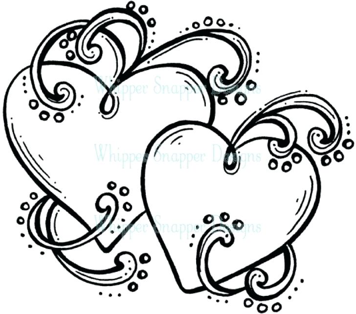 728x641 Hearts With Wings Coloring Pages Cool Heart Design Ng Pages Wings