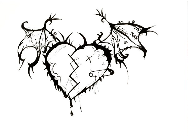 604x439 Drawn Hearts Emo