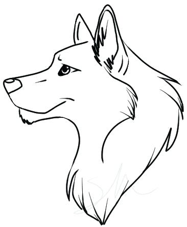 366x443 Easy Tumblr Drawings Hair Best Cool Ideas On Simple Wolf Drawing