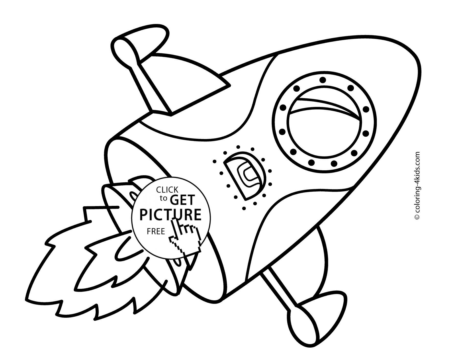 1848x1483 Rocket Coloring Pages For Kids, Printable Free