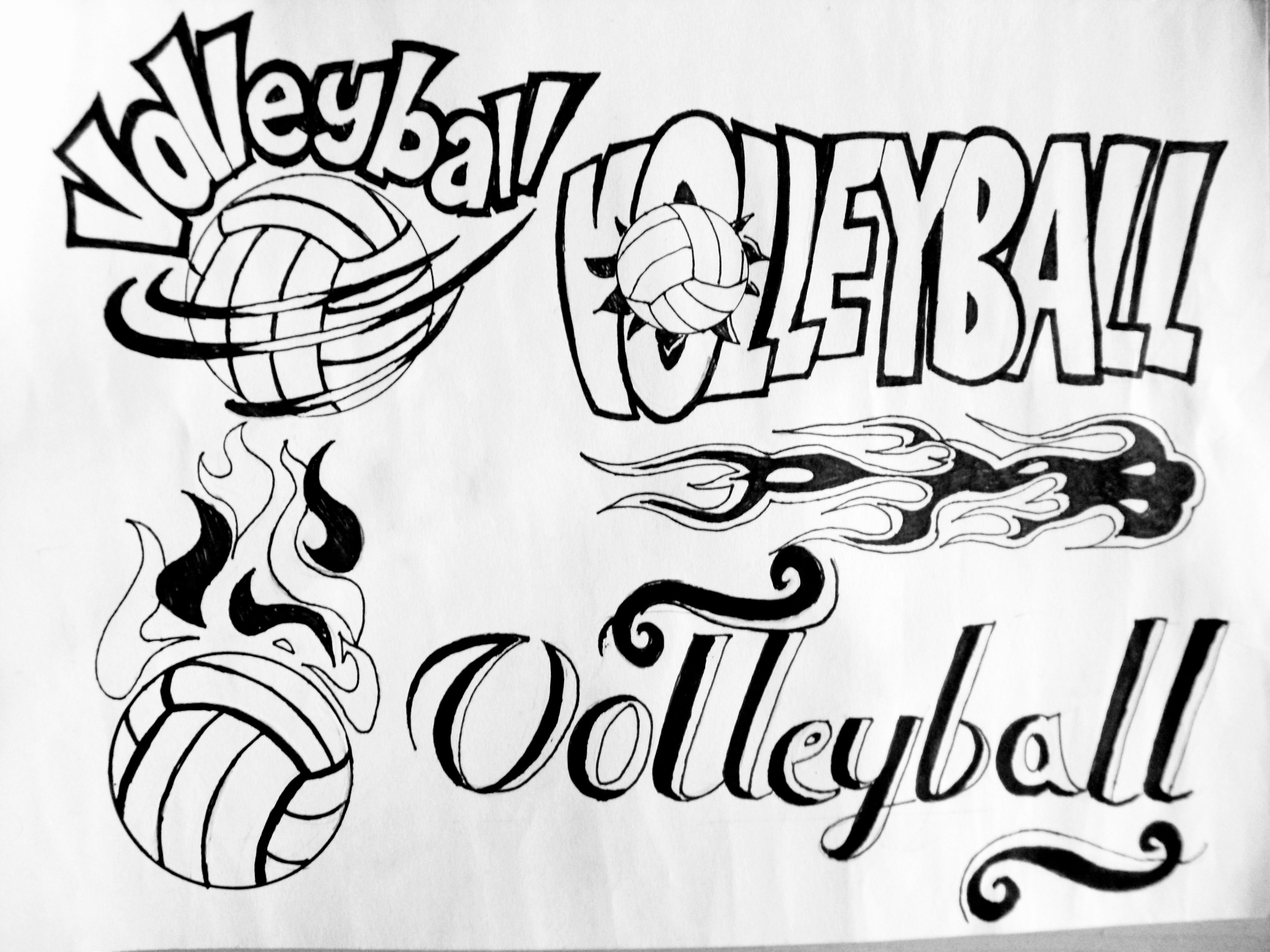 3264x2448 Artwork Volleyball Posterlogo Design Aep E Portfolio
