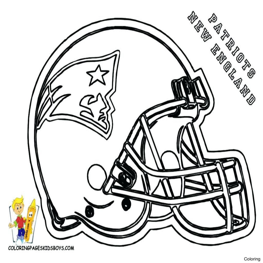 1024x1024 Nfl Football Helmet For Games Coloring Page Pages 11f Printable