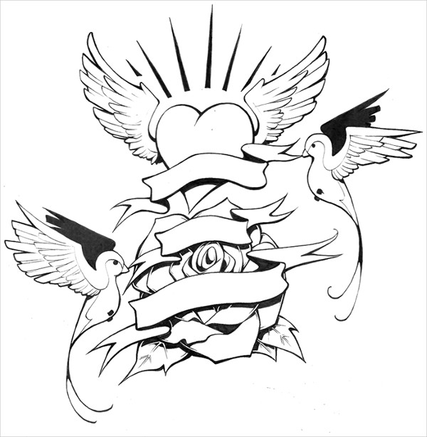 600x614 Tattoo Drawings