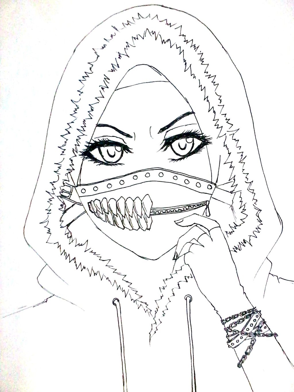 1024x1365 Cool Muslimah Girl By Aikakurookami