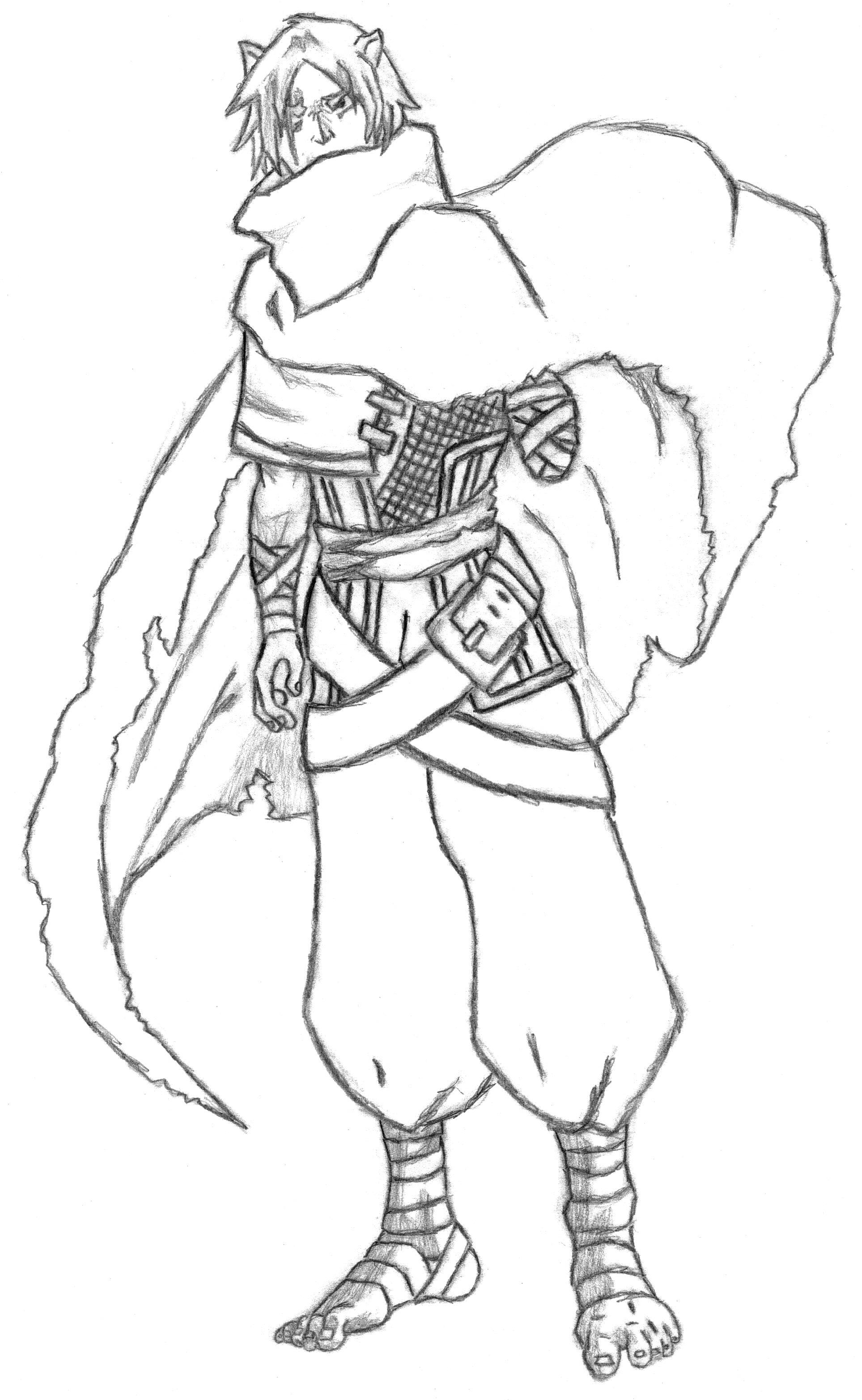 1927x3130 Ninja Drawing