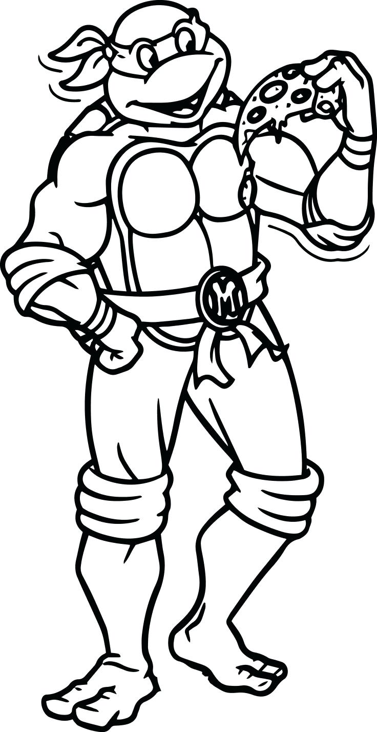 736x1428 Coloring Coloring Page For Kid Cool Ninja Turtle Cartoon Pages