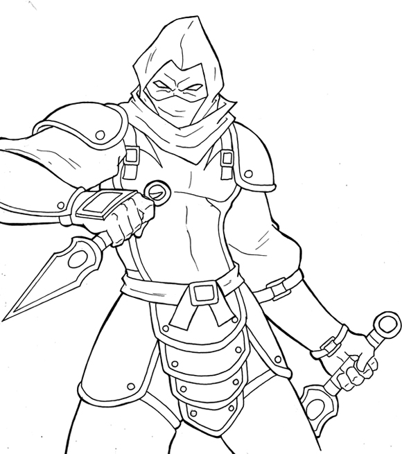 Cool Ninja Drawing at GetDrawings | Free download