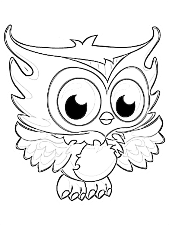 560x750 Ghoulia Yelps Monster High Coloring Page Owl