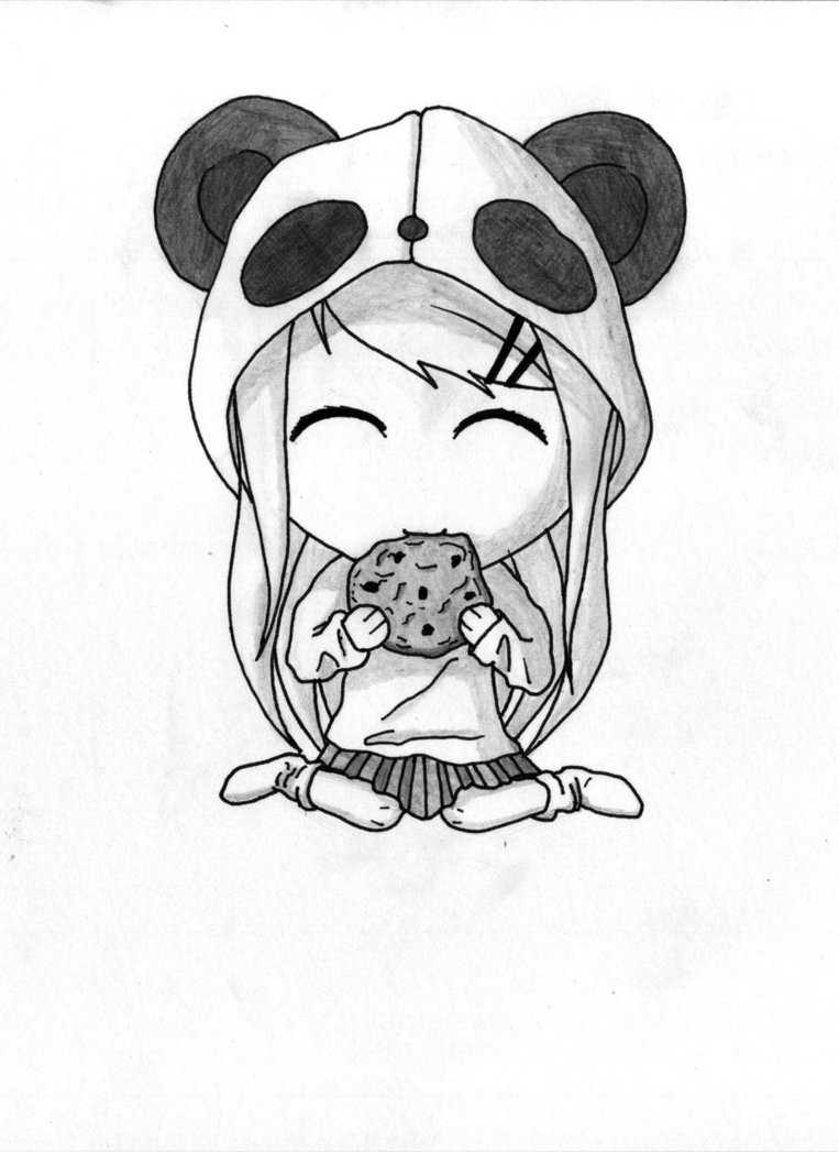 763x1047 Panda Chibi By X Trin X