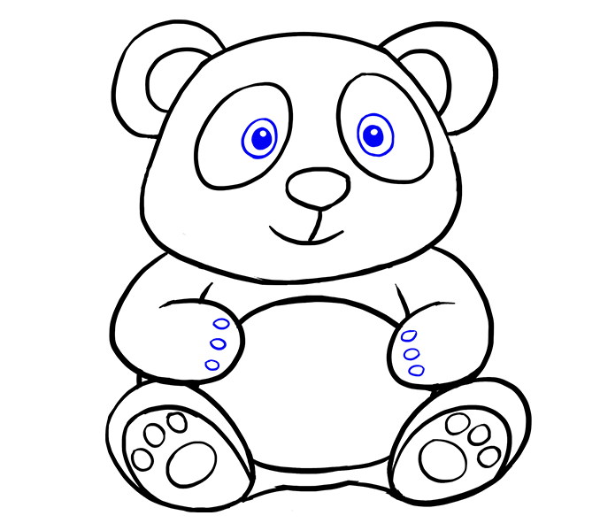 678x600 Coloring Pages Cartoon Panda Drawings How Draw A 18 Coloring